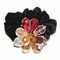 Kitcheniva Crystal Flower Scrunchies Hair Tie For Women